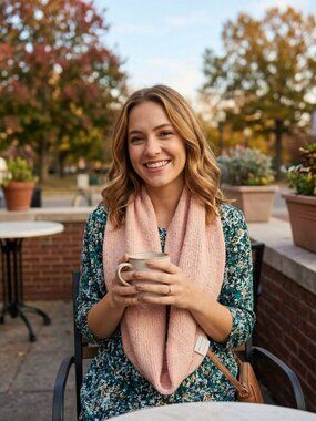 Generation Super Snug Loop Scarf in Rose Smoke